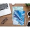 Better Office Products Spiral Notebooks, College Rule, 100 Sheet, 10.5in. x 8in. Abstract Fashion Marble Design Covers, 2PK 25702 - alternate 2